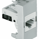 MÓDULO TOMADA RJ 11 4 FIOS - ALUMÍNIO FOSCO - SIMON 30/35