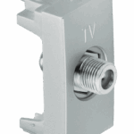 MÓDULO TOMADA COAXIAL PARA TV 75 OHMS - ALUMÍNIO FOSCO - SIMON 30/35