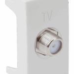 MÓDULO TOMADA COAXIAL PARA TV 75 OHMS - BRANCO - SIMON 30/35