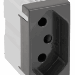 MÓDULO TOMADA 2P+T PADRÃO BRASILEIRO 20A 250V - GRAFITE FOSCO - SIMON 30/35