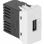 MÓDULO CARREGADOR USB 2.1A TURBO CHARGE BIVOLT - LINHA S30/S35 - BRANCO - SIMON 30/35