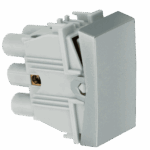 MÓDULO INTERRUPTOR PARALELO 10A 250V - ALUMÍNIO FOSCO - SIMON 30/35