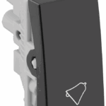 MÓDULO PULSADOR DE CAMPAINHA 10A 250V - GRAFITE FOSCO - SIMON 30/35