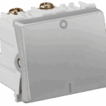 MÓDULO INTERRUPTOR BIPOLAR SIMPLES 25A 250V DUPLO - ALUMÍNIO FOSCO - SIMON 30/35