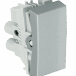 MÓDULO INTERRUPTOR SIMPLES 10A 250V - ALUMÍNIO FOSCO - SIMON 30/35