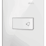 CONJUNTO 1 PULSADOR DE CAMPAINHA 10A 250V - BRANCO - SIMON 35