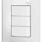 CONJUNTO 3 INTERRUPTORES PARALELOS 10A 250V - BRANCO - SIMON 35