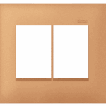 PLACA 4 x 4 - 6 POSTOS - ROSÊ GOLD - SIMON 35