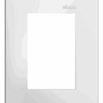 PLACA 4 x 2 - 3 POSTOS - BRANCO - SIMON 35