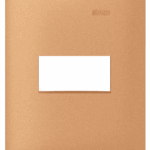 PLACA 4 x 2 - 1 POSTO - ROSÊ GOLD - SIMON 35