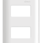 PLACA 4 x 2 - C/SUPORTE - 2 POSTOS SEPARADOS - BRANCO - SIMON 19