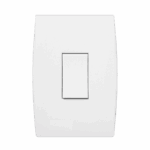 5Ta9 9041 Conjunto 1 Interruptor Simples Vertical 10Ax 250V~ 4X2 Branco Ilus Iriel