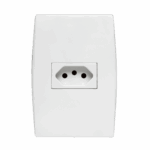 5Ub9 9052 Conjunto 1 Tomada 2P+T 10A 250V~ 4X2 Branco Ilus Iriel
