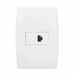 5Tg9 9063 Conjunto 1 Tomada Rj45 Cat5E 4X2 Branco Ilus Iriel