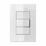 251002 Conjunto 1 Interruptor Paralelo 10Ax 250V~ 4X2 Branco Iris Iriel