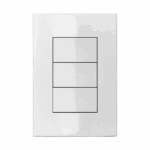 250003 Conjunto Placa Cega 4X2 + C/ Suporte Branco Iris Iriel