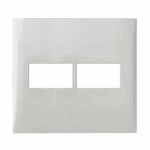 772201 Conjunto Placa 1 Modulo + 1 Modulo 4X4 + Suporte Branco Imperia Iriel