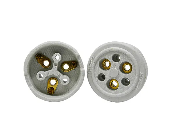 Tomada Externa Polarizada, Porcelana, 30A/0-380V 3 Polos, Cor Branco #To0333 - Imagem 1