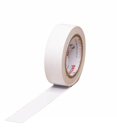Fita Isolante, Pvc, 10M X 18Mm X 0,13Mm, Cor Branco #Fi0103 - Imagem 1