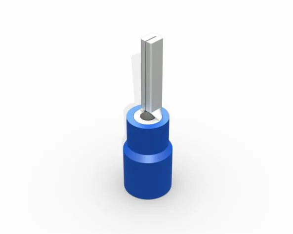 Terminal, Cobre Estanhado, Pino 20,0Mm, Pre-Isol. Nylon,1,44962,5Mm² 27A, Cor Azul, (Pcte 100Un) #Tp2022 - Imagem 1