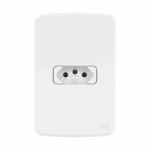 Conjunto 1 Tomada 2P+T 20A 250V C Placa + Suporte Branco Composé Weg #13272664