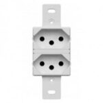 Tomada Dupla P Condulete 2P+T 10A Branca Klin Weg #13329645