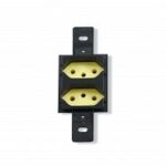 Tomada Dupla P Condulete 2P+T 20A Preta Klin Weg #13330082