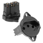 Tomada De Piso 2P+T 10A - Preta Klin Weg #13300940