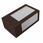 Arandela Enerlux Retangular 1Xe27 Marrom