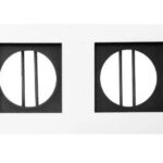 Embutido Goli Ar70 Quadrado Recuado Duplo Branco Preto