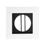 Embutido Goli Par20 Quadrado Recuado Branco Preto