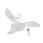 Ventilador Sunny 3 Pas Branco Com Controle Ventisol