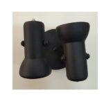 Spot Ars P/ 2Xe27 Aluminio Preto