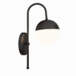 Arandela de Parede Moon Stick Preta Base G9 Bivolt IP20 Lumanti - Imagem 2