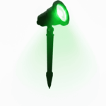 Espeto LED Jardim 6W Verde Bivolt IP66 Corpo Preto  540lm Lumanti - Imagem 2