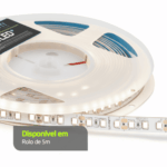 Fita LED 12V Rolo 5M 4000K Branco Neutro 12W 1176lm IRC80 IP65 F12S4680 Lumanti