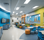 Luminária LED Backlight Sobrepor Retangular 40W 6500K Branco Frio Bivolt 1200x300mm 4.800lm LLSR640IF Lumanti - Imagem 5