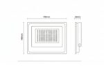 Refletor LED 200W 3000K Branco Quente Bivolt 16000lm R3200 Lumanti - Imagem 6