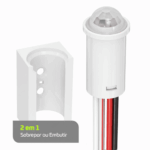 Sensor de Presença 12V/24V 8,33A/4,16A Branco FSPB Lumanti - Imagem 2