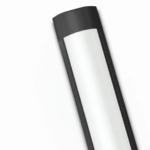 Luminária Slim Fit Preta LED 18W 6500K Branco Frio 1600lm 500x50x25mm Bivolt LFP618 Lumanti