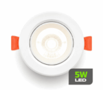 Spot de Embutir LED 5W 4000K Branco Neutro Redondo Bivolt SLER45A Lumanti - Imagem 2