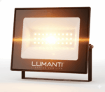 Refletor LED 50W 3000K Branco Quente Bivolt 4000lm R350 Lumanti - Imagem 2