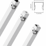 Perfil Sobrepor Alumínio 12x10mm 3m Branco Fosco PAS31211B Lumanti - Imagem 2