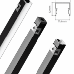 Perfil Sobrepor Alumínio 12x10mm 3m Preto Fosco PAS31211P Lumanti - Imagem 2