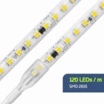 Fita LED Direct IP65 10mm 220V 12W 120LEDs 4000K 1200lm FD412 Lumanti