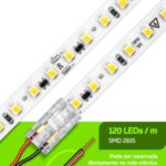 Fita LED Direct IP33 8mm 220V 12Wm 120LEDs 6000K 1200lm FD33612R Lumanti