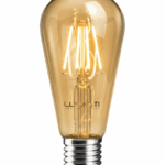 Lâmpada Vintage Pera ST64 LED Filamento 4W 2400K Âmbar 440lm Bivolt LLFP204B Lumanti - Imagem 2