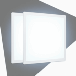 Luminária LED Flat Aluminio Embutir Quadrada 12W 6500K Branco Frio 900lm Bivolt 165x165mm LLEQ612F Lumanti - Imagem 3