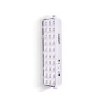 Luminária de Emergência LED 30 LEDs SMD 6W Branco Frio Bivolt LLE630 Lumanti - Imagem 4
