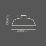 Luminária Prato Bedd Alumínio 12" Sem Bocal E27 LAPB12 Lumanti - Imagem 4